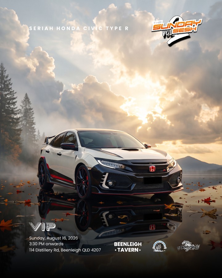 The Sunday Sesh Vol 2 — JDM/Muscle car meet in Brisbane, QLD on Sunday 16 August 2026