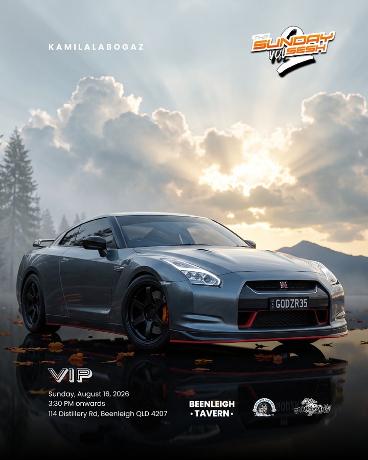 The Sunday Sesh Vol 2 — JDM/Muscle car meet in Brisbane, QLD on Sunday 16 August 2026