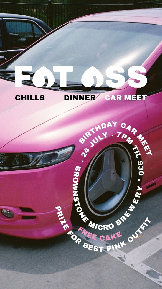 Fat Ass Birthday Car Meet — JDM/Stance car meet in Melbourne, VIC on Friday 24 July 2026