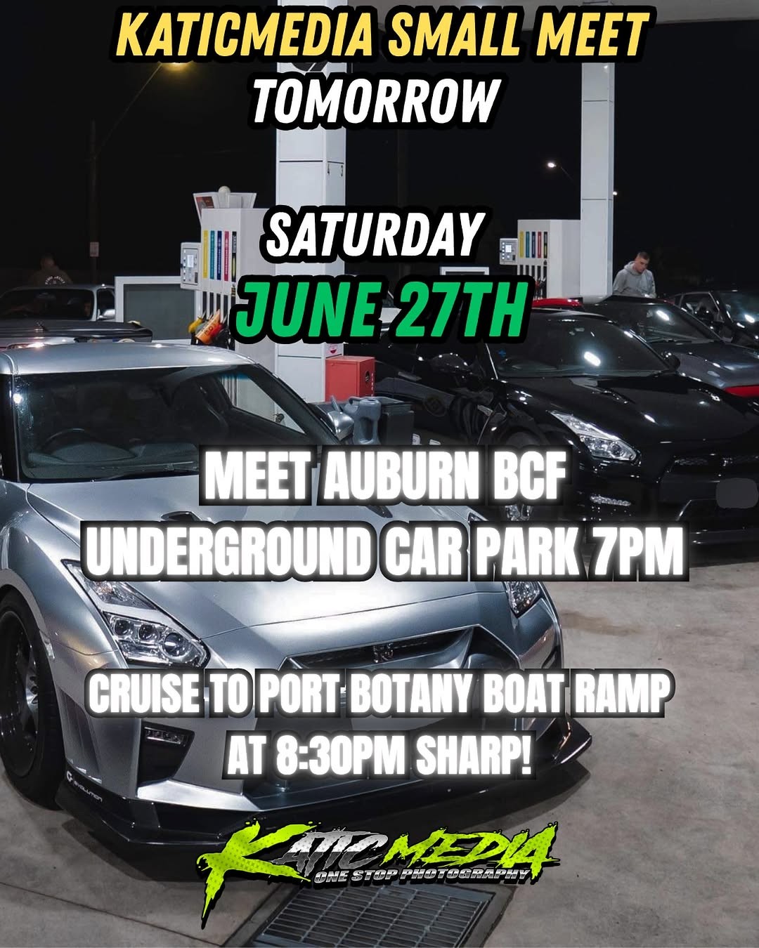 Katicmedia Small Meet — JDM car meet in Sydney, NSW on Saturday 27 June 2026