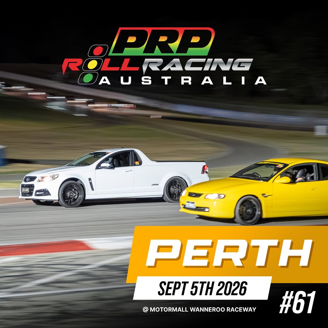 Roll Racing Perth #61 — JDM/Muscle track day in Perth, WA on Saturday 5 September 2026