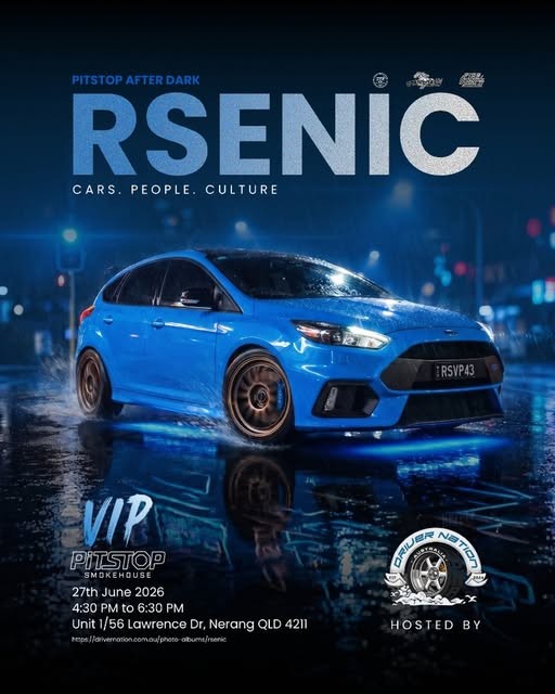 RSENIC — car meet in Gold Coast, QLD on Saturday 27 June 2026