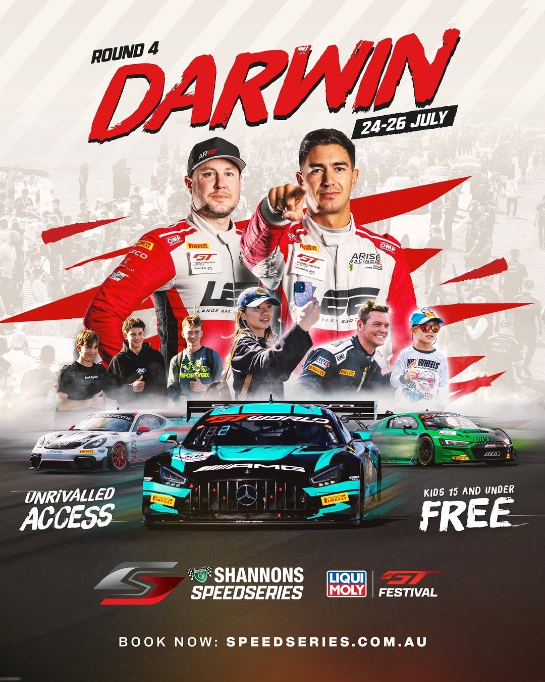 Shannons SpeedSeries - LIQUI MOLY GT Festival Darwin — Exotic spectator event in Darwin, NT on Friday 24 July 2026