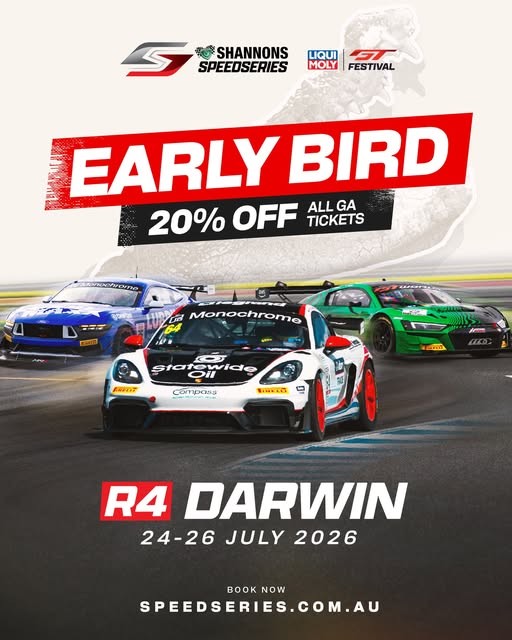 LIQUI MOLY GT Festival — Exotic/Euro spectator event in Darwin, NT on Friday 24 July 2026
