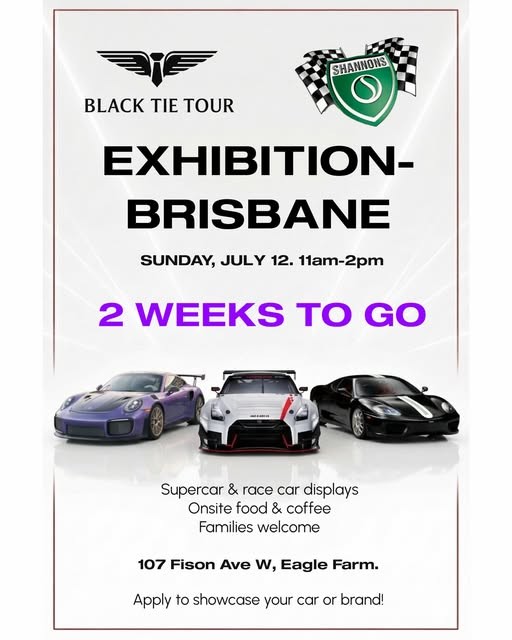 Exhibition - Brisbane — Exotic/Classic car meet in Brisbane, QLD on Sunday 12 July 2026