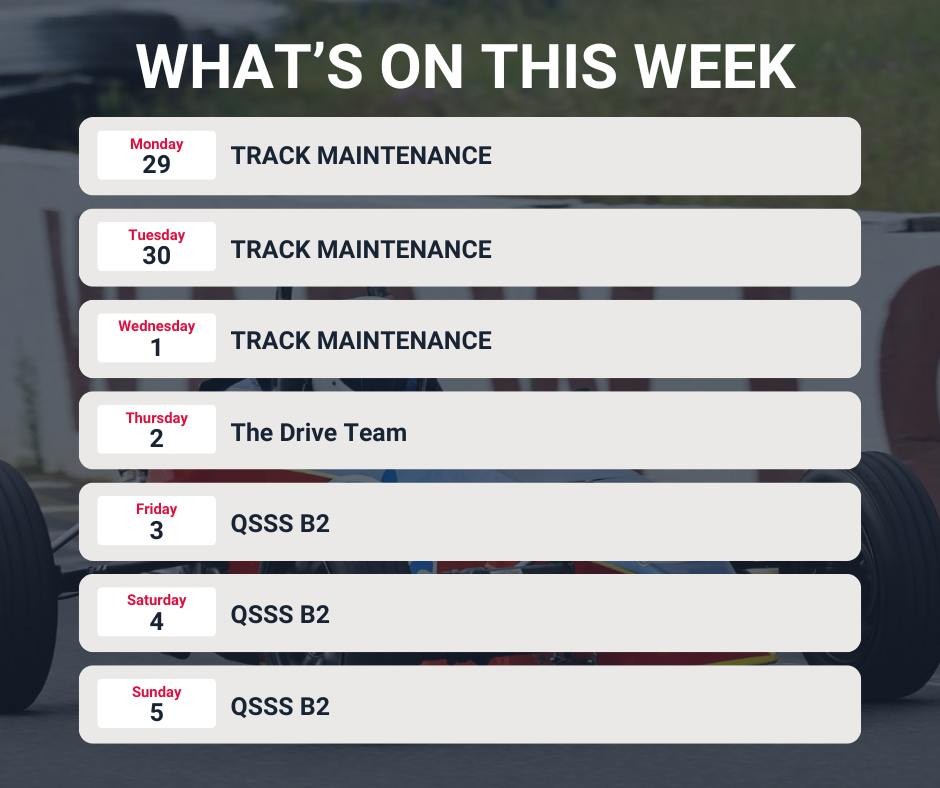 QSSS B2 — Muscle track day in Brisbane, QLD on Friday 3 July 2026