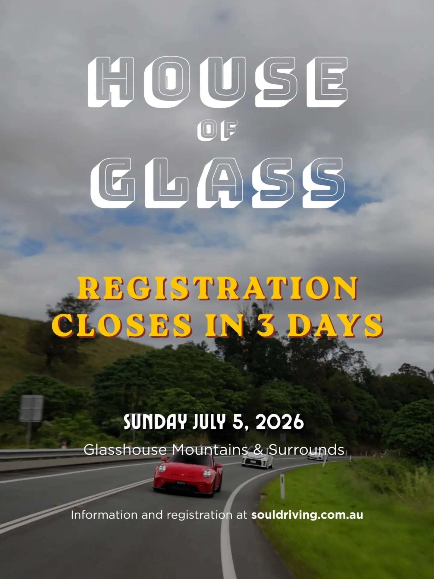 House of Glass — Euro/Exotic car meet in Brisbane, QLD on Sunday 5 July 2026