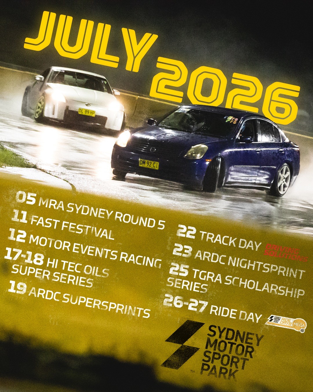 Fast Festival — JDM spectator event in Sydney, NSW on Saturday 11 July 2026