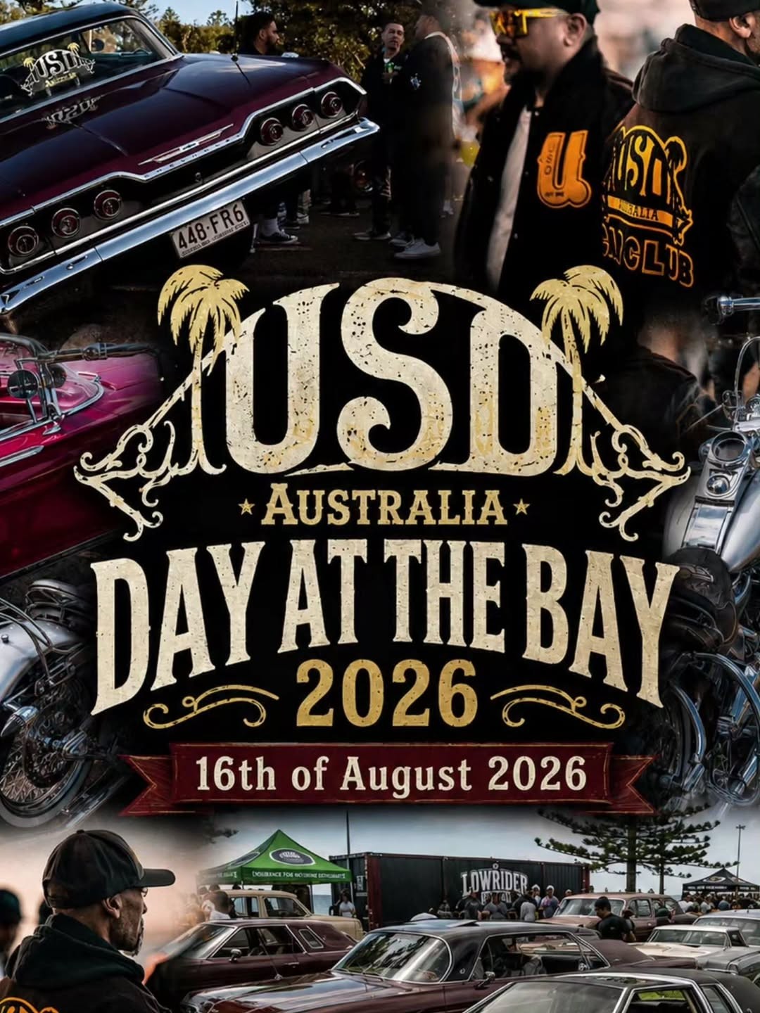 USO Day at the Bay — Classic/Stance car meet in Sydney, NSW on Sunday 16 August 2026