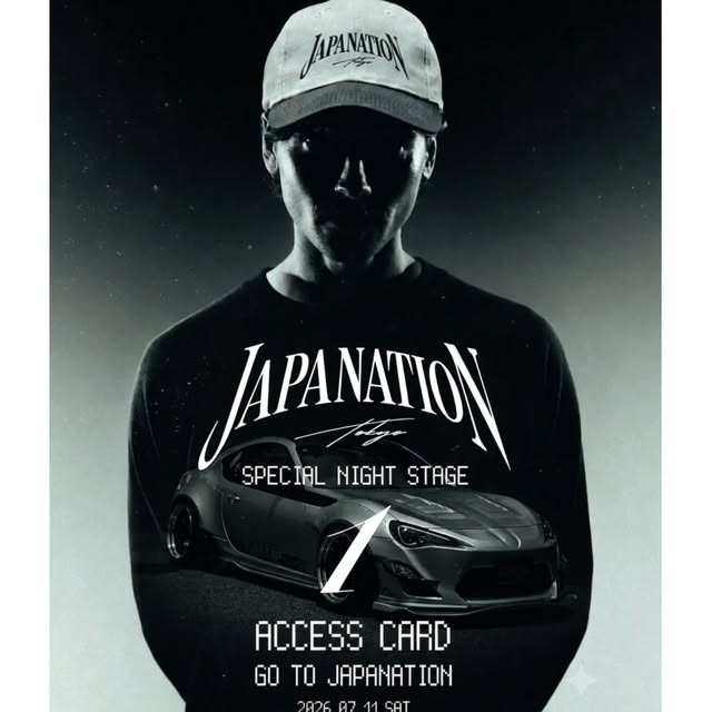 Japanation Special Night Stage — JDM/Stance car meet in International on Saturday 11 July 2026
