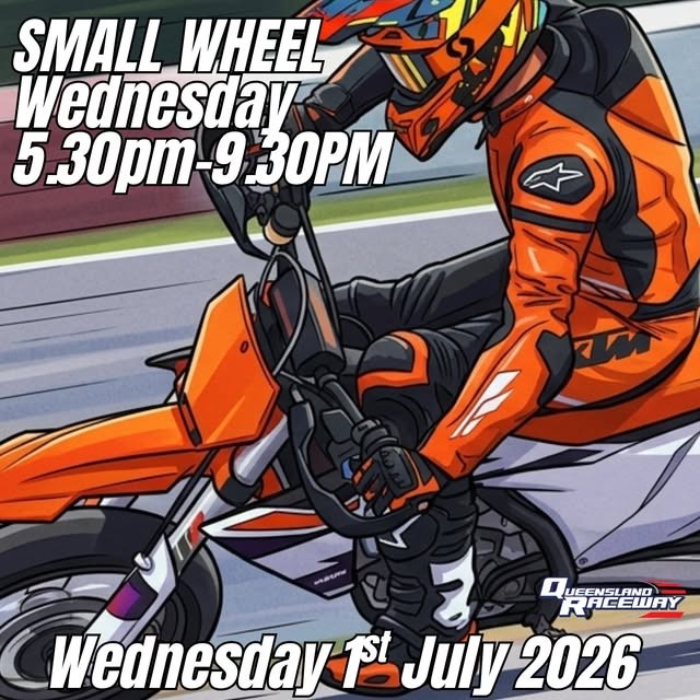 Small Wheel Wednesday — JDM track day in Brisbane, QLD on Wednesday 1 July 2026
