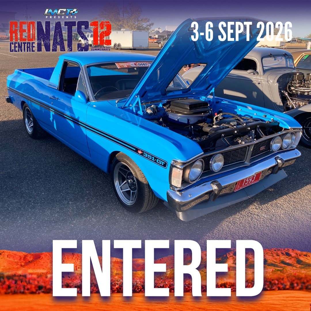 Red CentreNATS 12 — Muscle spectator event in Darwin, NT on Thursday 3 September 2026