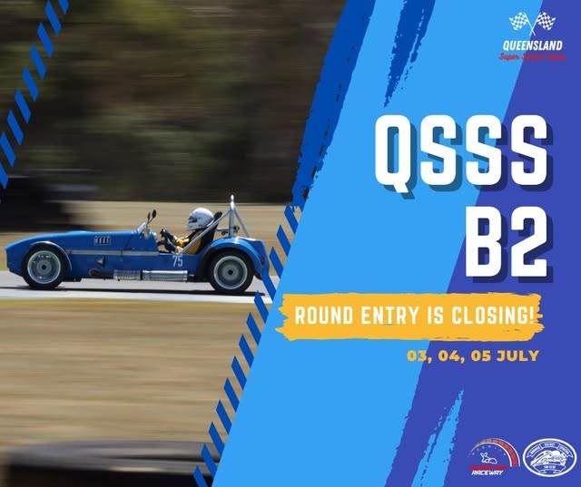 Queensland Super Sprint Series Round B2 — Muscle track day in Brisbane, QLD on Friday 3 July 2026