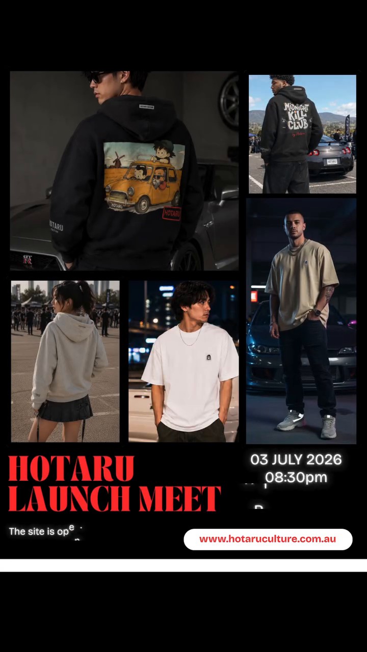 HOTARU Launch Meet — JDM car meet in Melbourne, VIC on Friday 3 July 2026