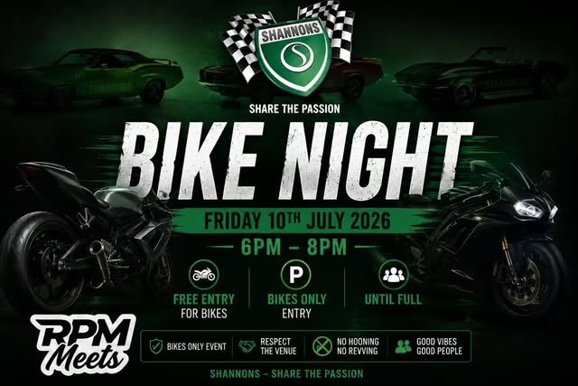 Bike Night — car meet in Sydney, NSW on Friday 10 July 2026
