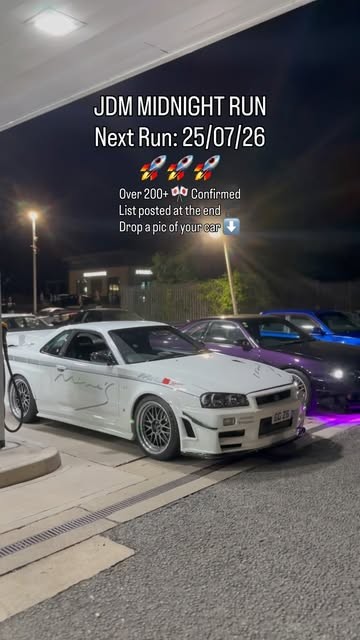 JDM Midnight Run — JDM car meet in International on Saturday 25 July 2026