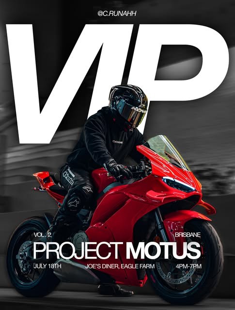 Project Motus Vol. 2 — car meet in Brisbane, QLD on Saturday 18 July 2026