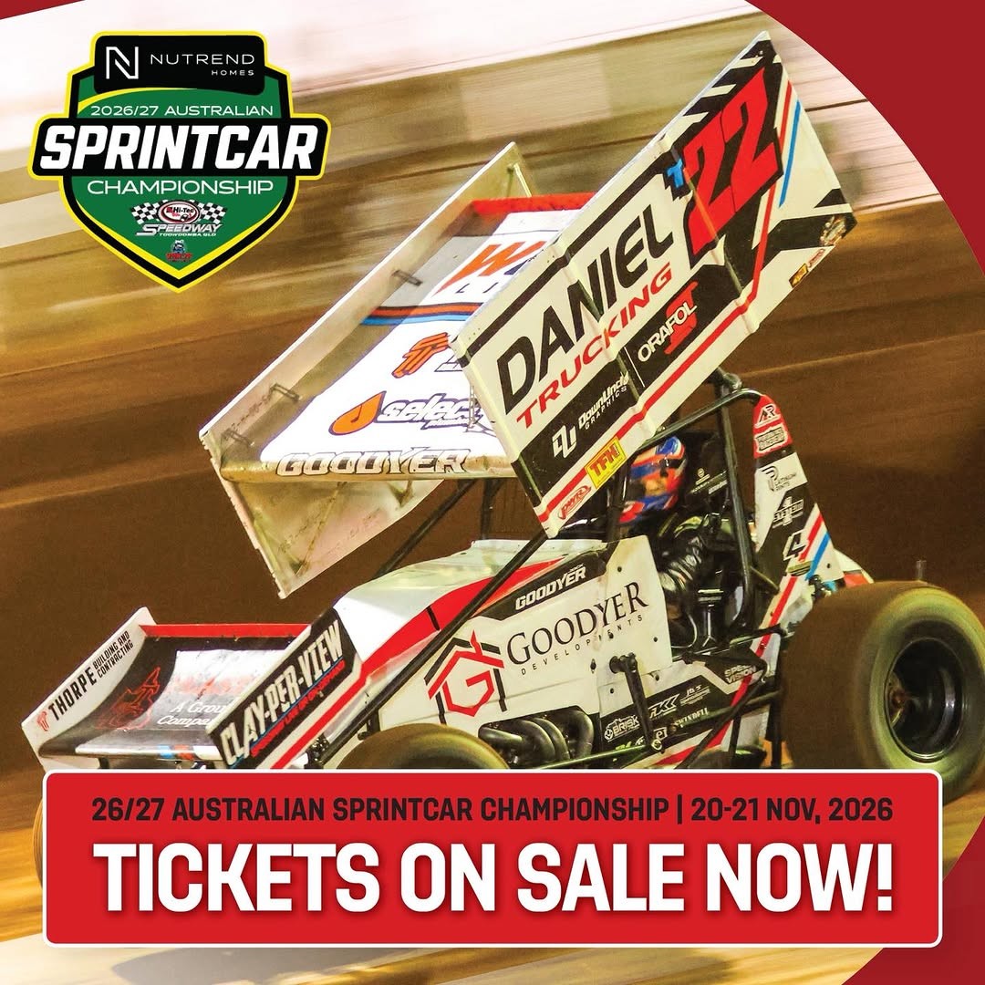 Australian Sprintcar Championship — Muscle spectator event in Toowoomba, QLD on Friday 20 November 2026