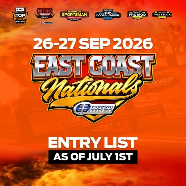 East Coast Nationals — Muscle spectator event in Sydney, NSW on Saturday 26 September 2026