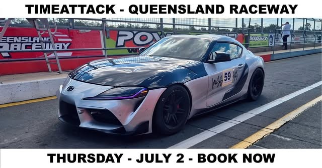 Time Attack QR Series Round 4 — JDM track day in Brisbane, QLD on Thursday 2 July 2026