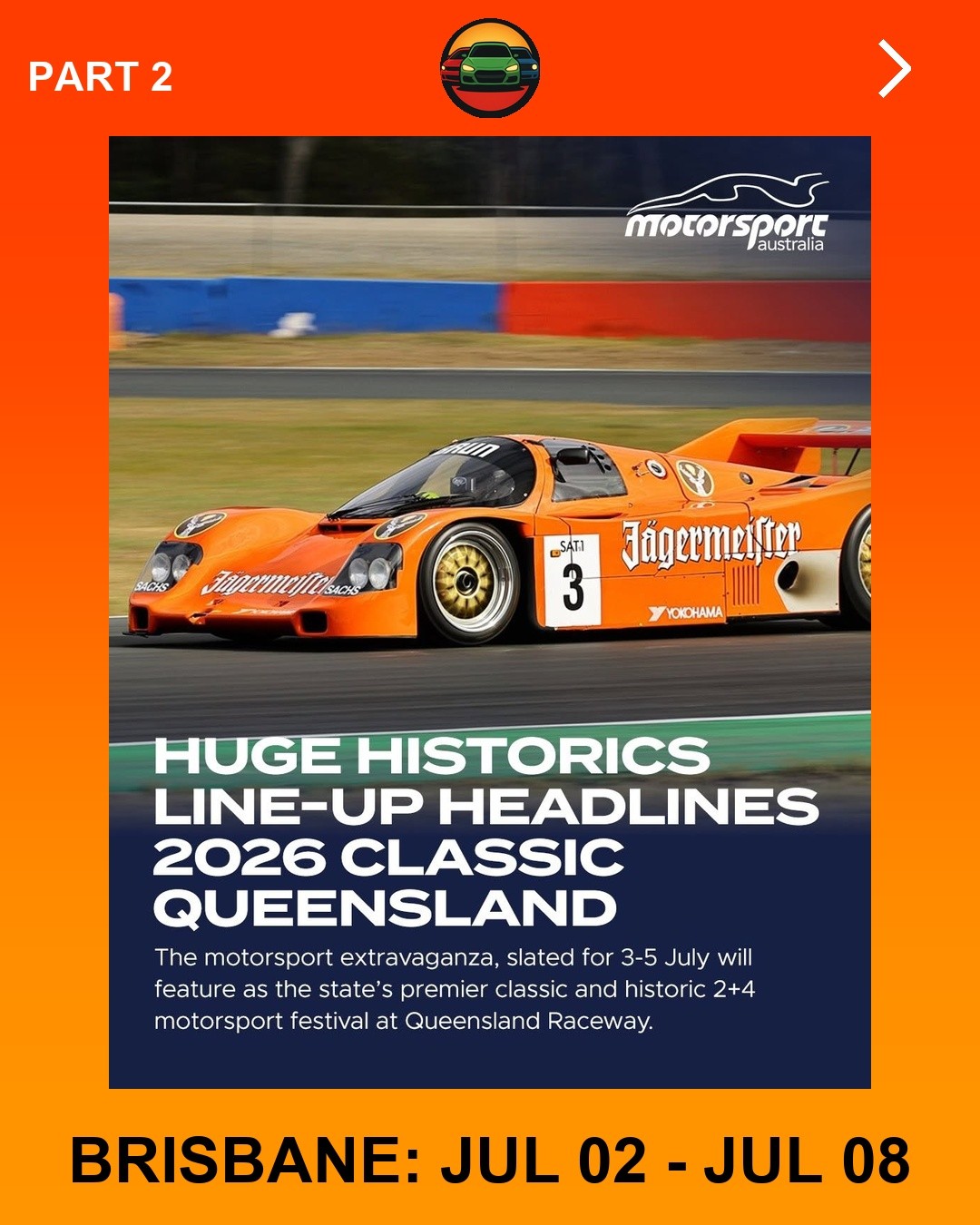 Classic Queensland — Classic spectator event in Brisbane, QLD on Friday 3 July 2026