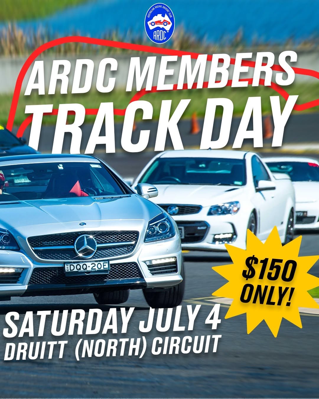 ARDC Members Track Day — track day in Sydney, NSW on Saturday 4 July 2026