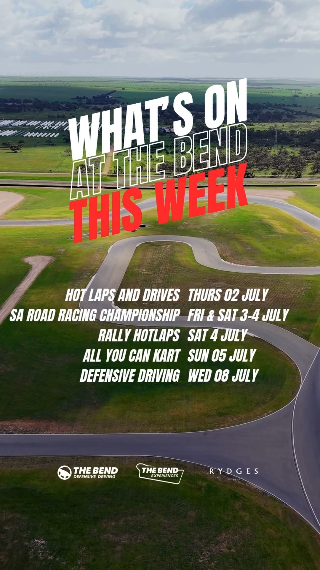 SA Road Racing Championship — spectator event in Adelaide, SA on Friday 3 July 2026