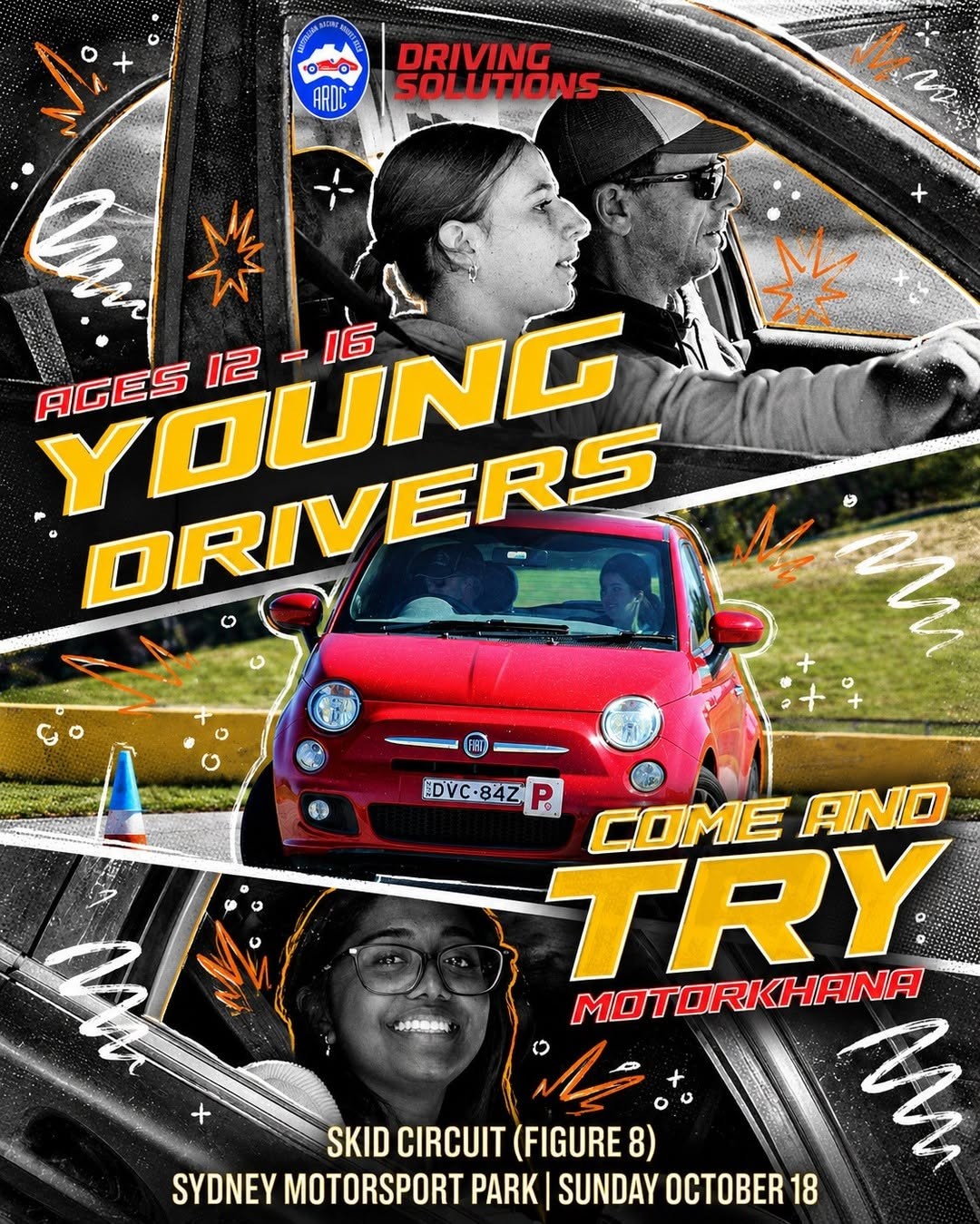 Young Drivers Come and Try Motorkhana — track day in Sydney, NSW on Sunday 18 October 2026