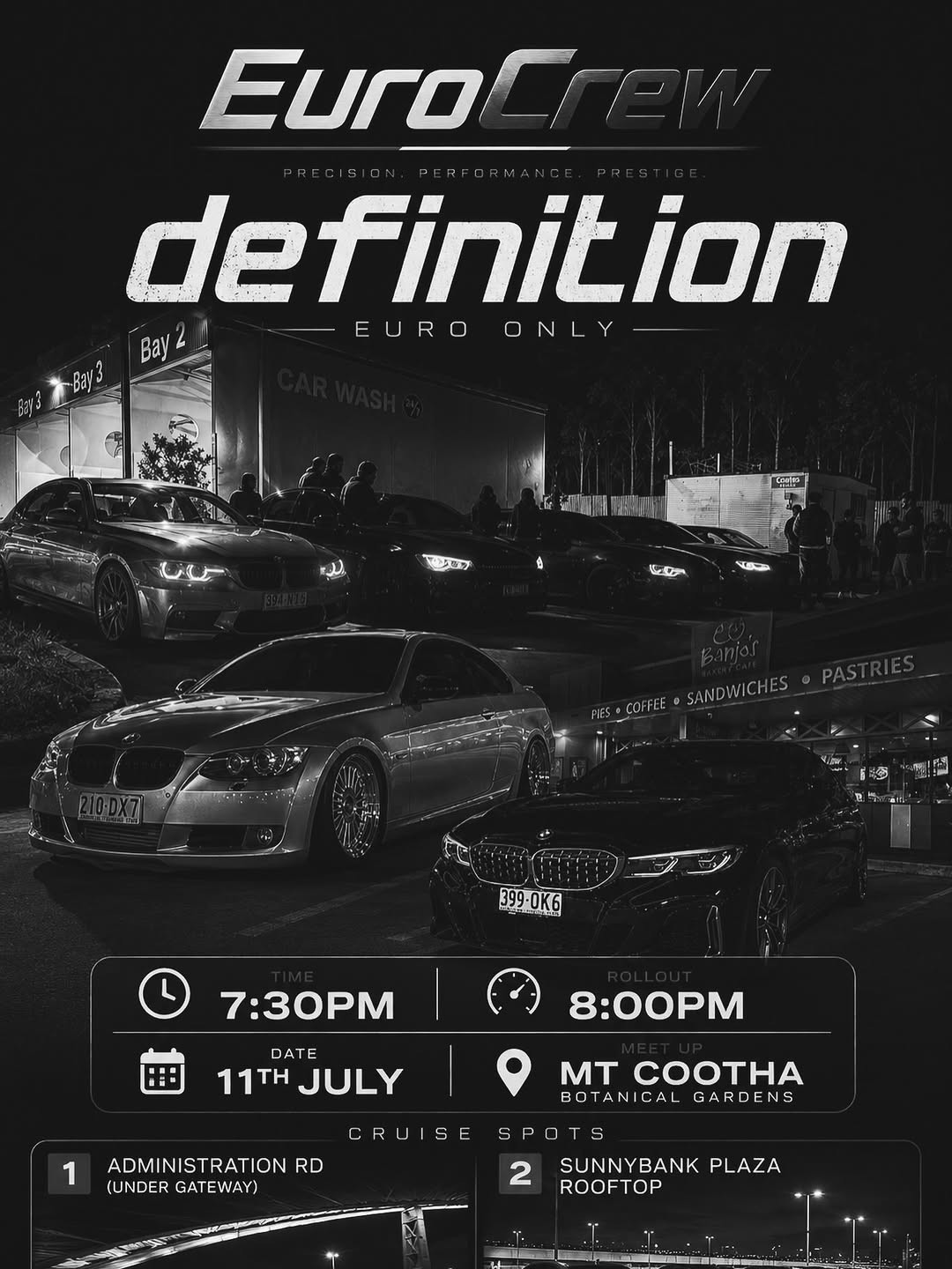 EuroCrew Definition — Euro car meet in Brisbane, QLD on Saturday 11 July 2026