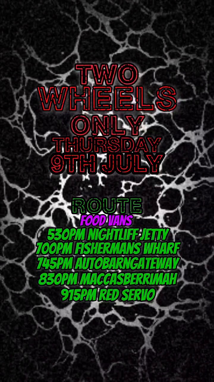 Darwin Bike Meet — car meet in Darwin, NT on Thursday 9 July 2026
