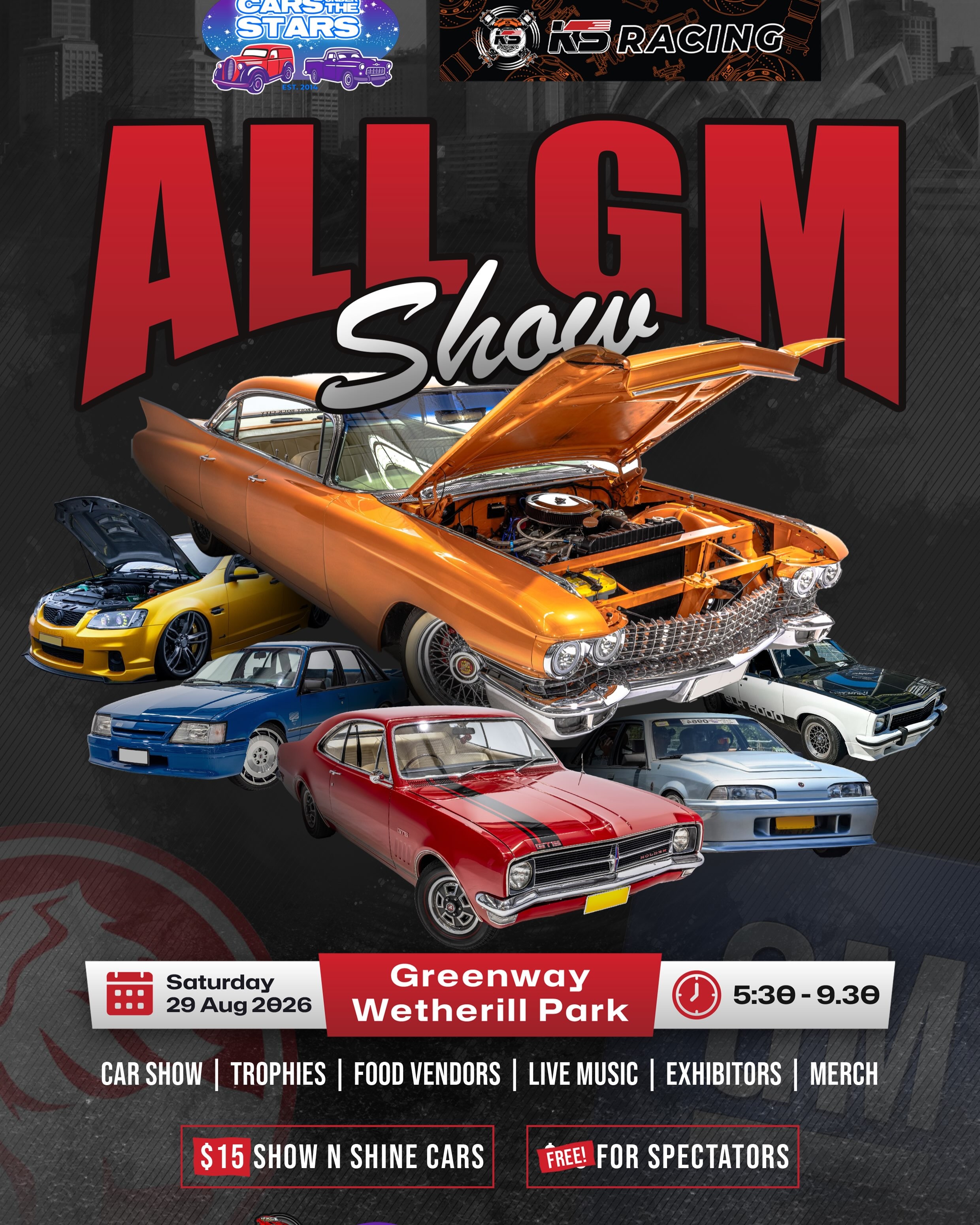 All GM Show — Muscle/Classic car meet in Sydney, NSW on Saturday 29 August 2026