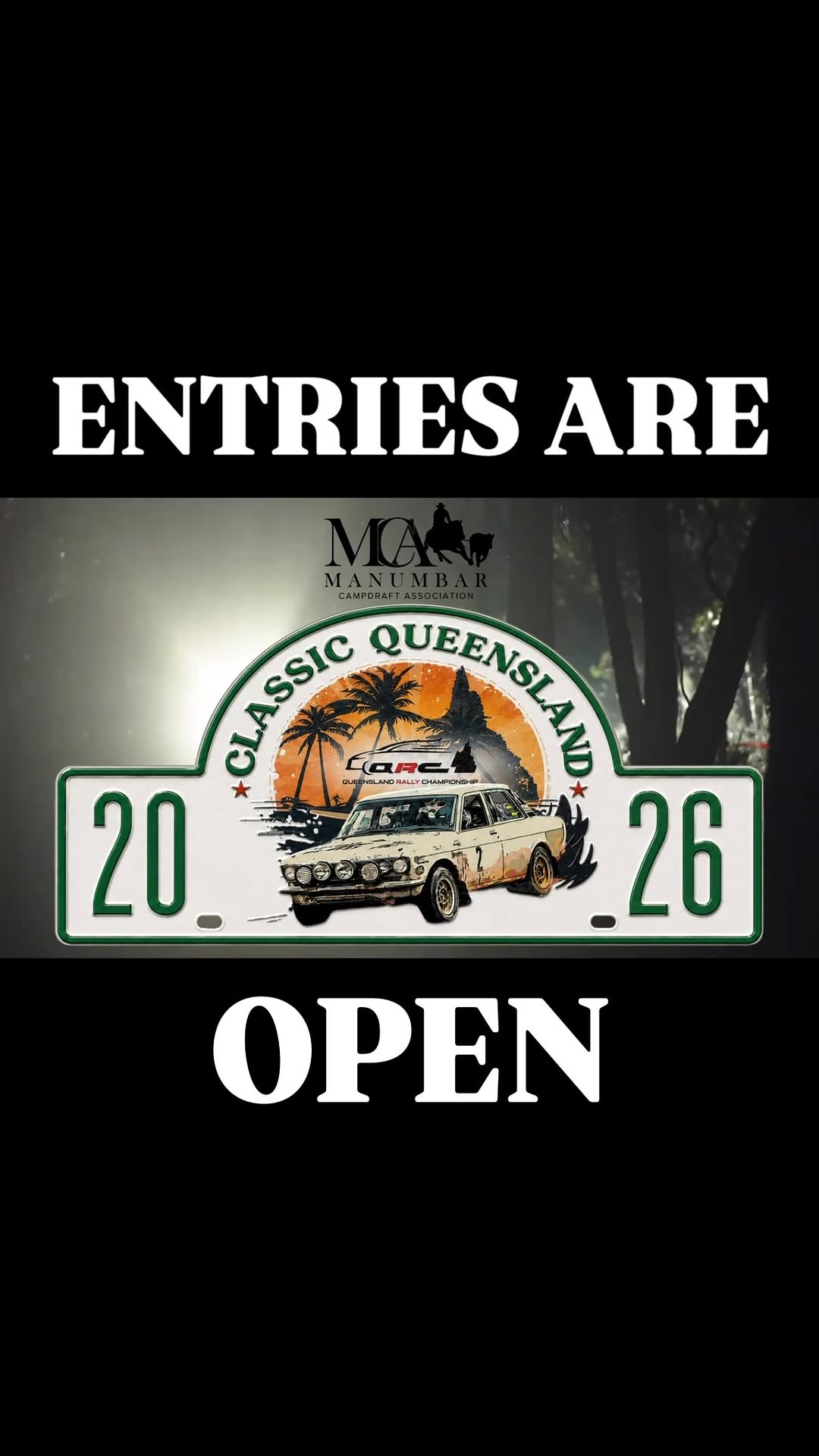 Classic Queensland Rally — Classic track day in Brisbane, QLD on Saturday 15 August 2026