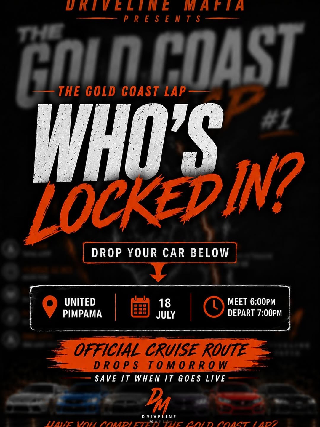 The Gold Coast Lap #1 — Euro/JDM car meet in Gold Coast, QLD on Saturday 18 July 2026