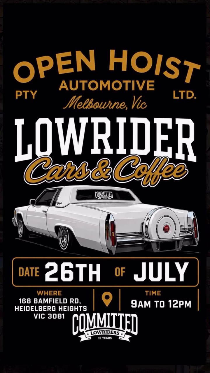 Cars & Coffee — Classic/Stance car meet in Melbourne, VIC on Sunday 26 July 2026