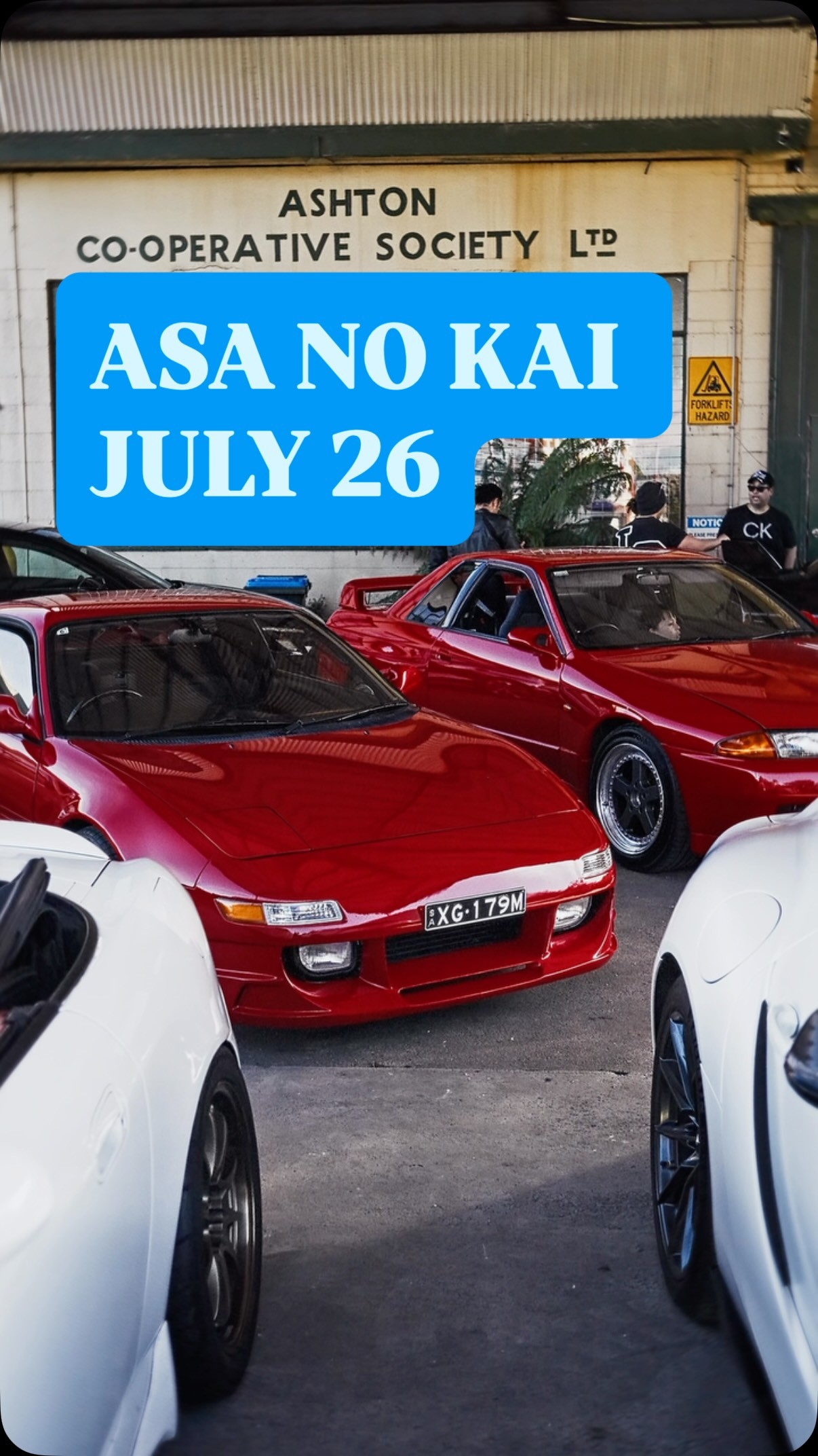 Asa No Kai — JDM car meet in Adelaide, SA on Sunday 26 July 2026