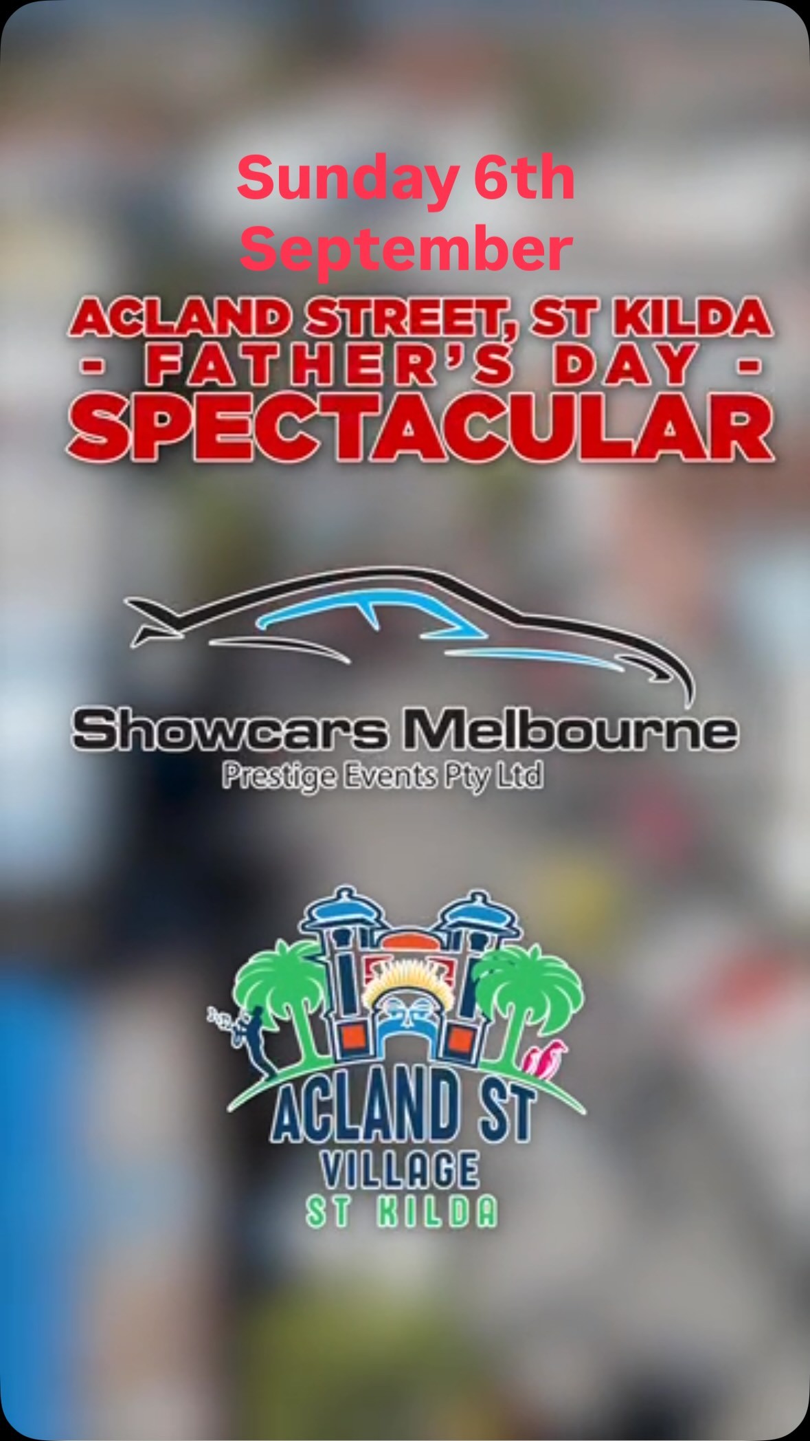 Father's Day Spectacular — Classic/Muscle car meet in Melbourne, VIC on Sunday 6 September 2026