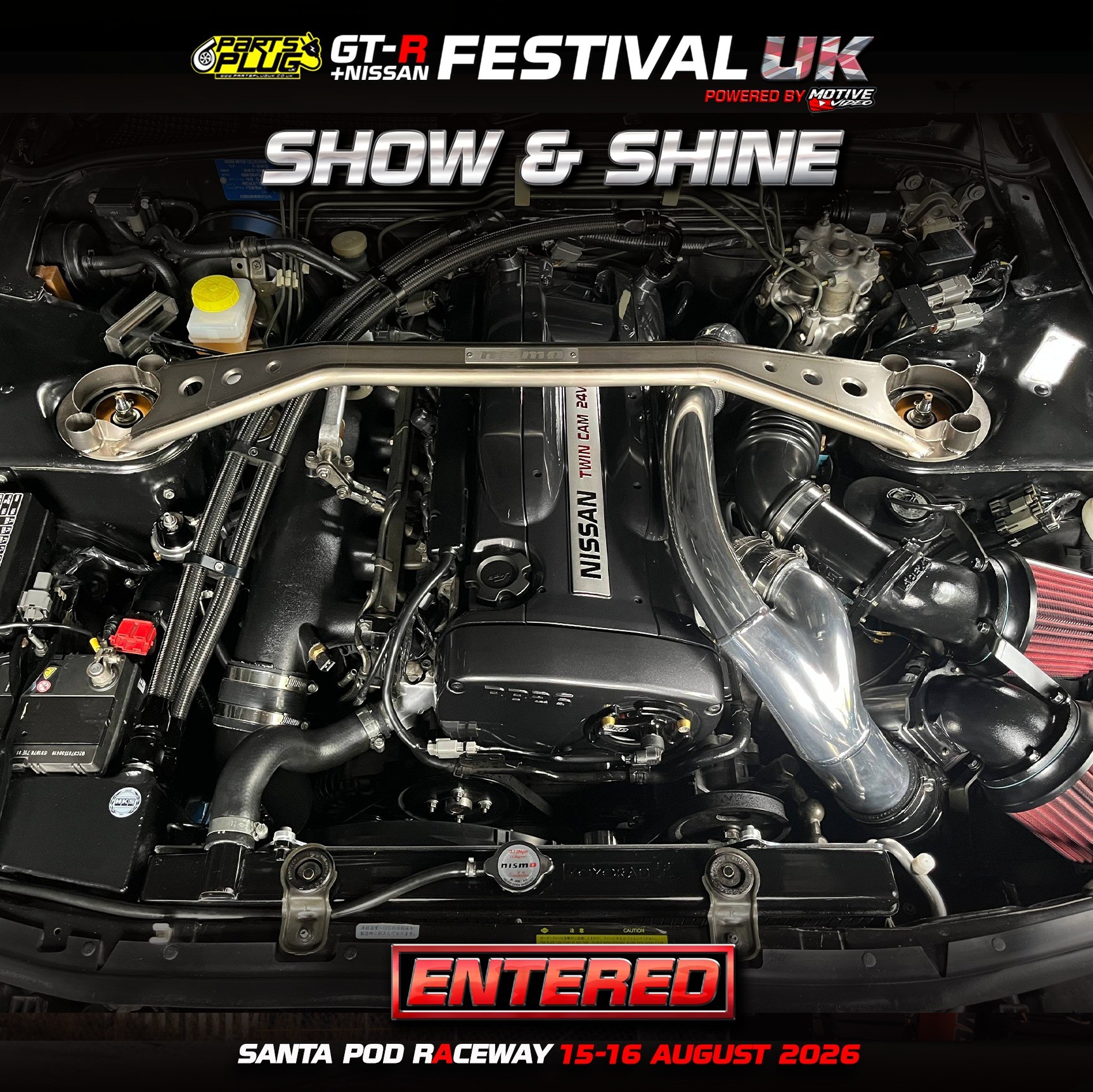 GT-R & Nissan Festival UK — JDM spectator event in International on Saturday 15 August 2026