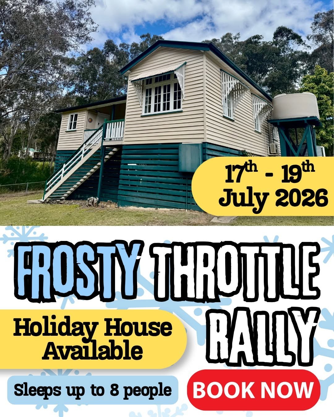 Frosty Throttle Rally — car meet in Brisbane, QLD on Friday 17 July 2026