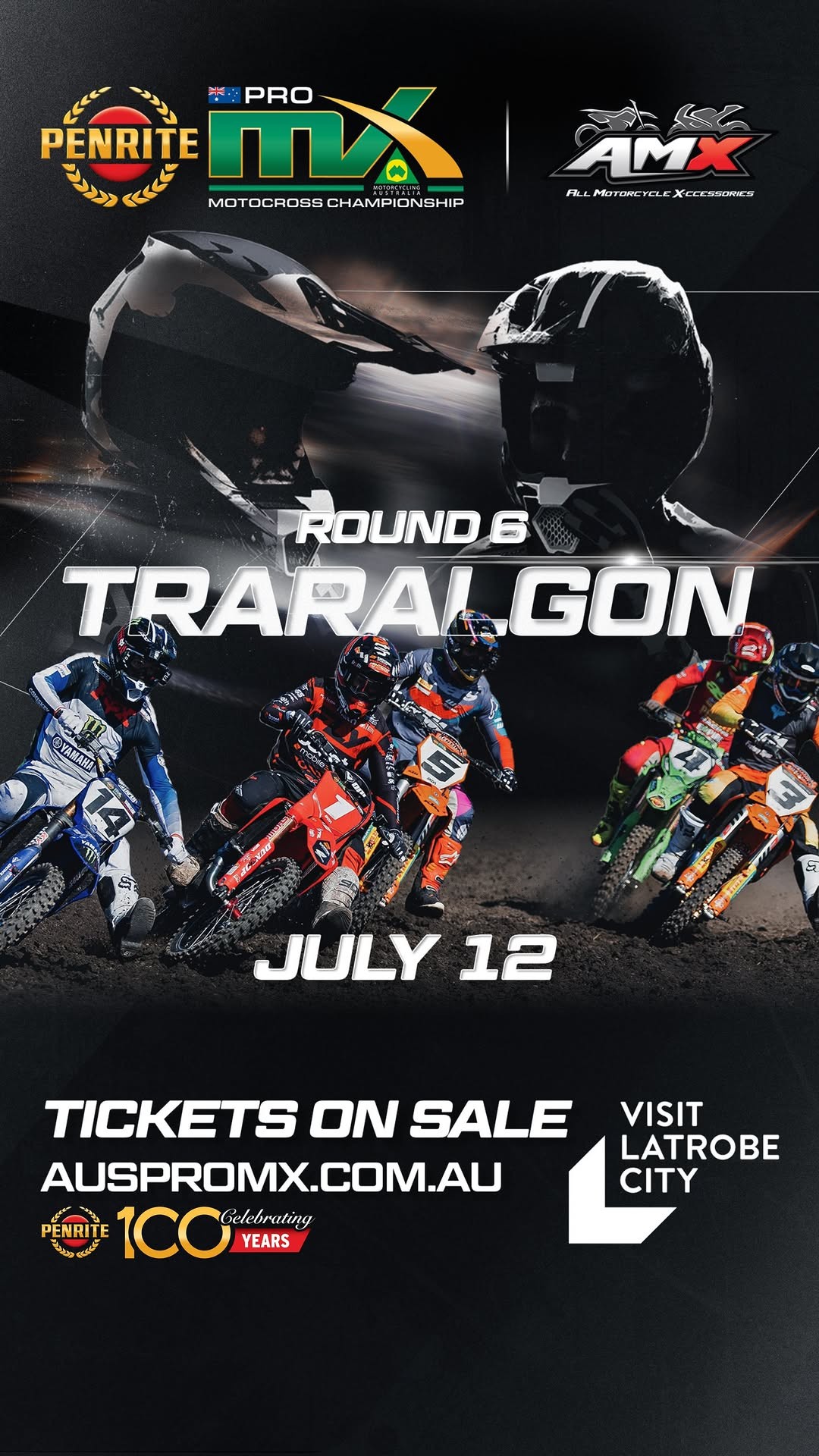 ProMX Motocross Championship Round 6 — 4x4 spectator event in Melbourne, VIC on Sunday 12 July 2026