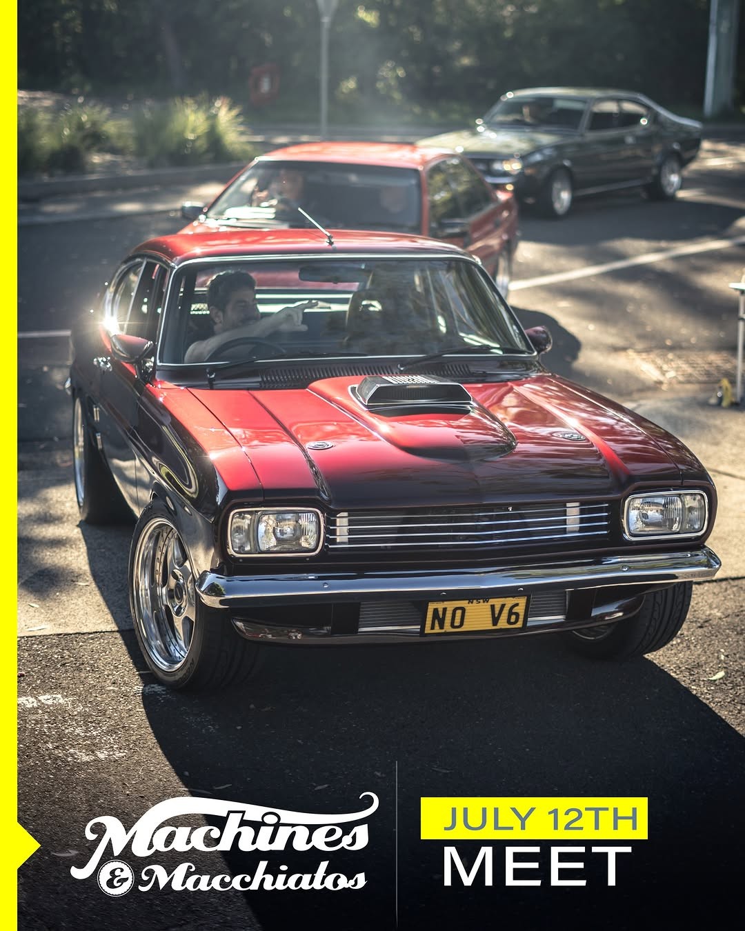 Machines & Macchiatos Meet — Muscle/Classic car meet in Sydney, NSW on Sunday 12 July 2026