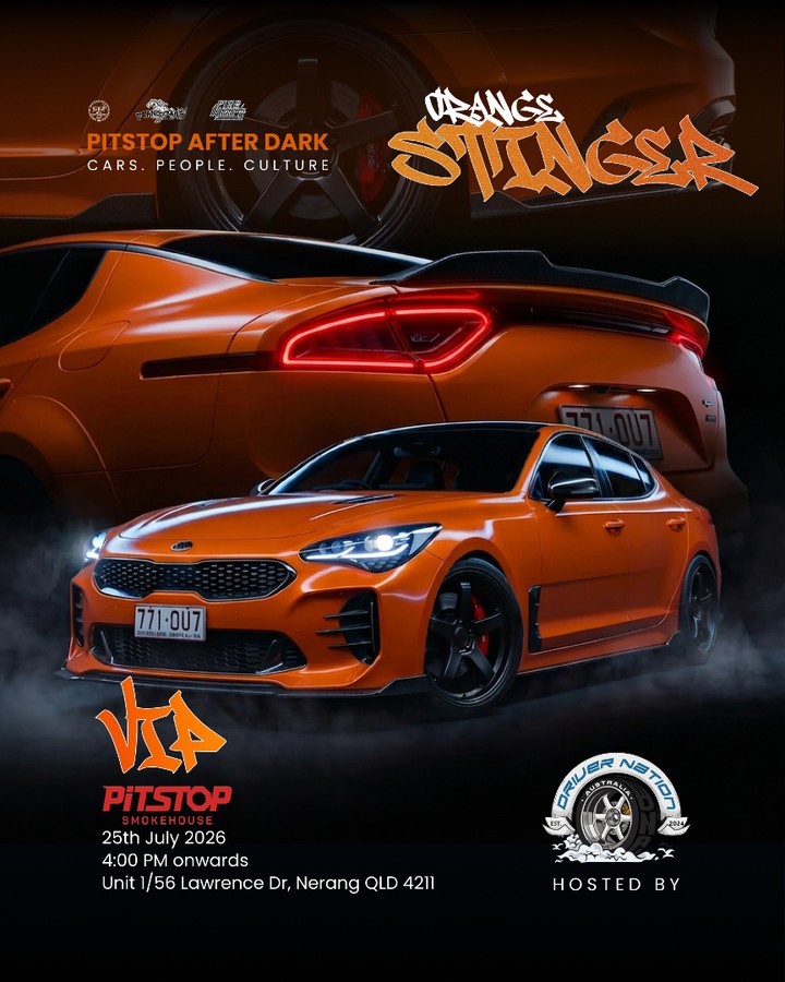 Pitstop After Dark — JDM car meet in Gold Coast, QLD on Saturday 25 July 2026