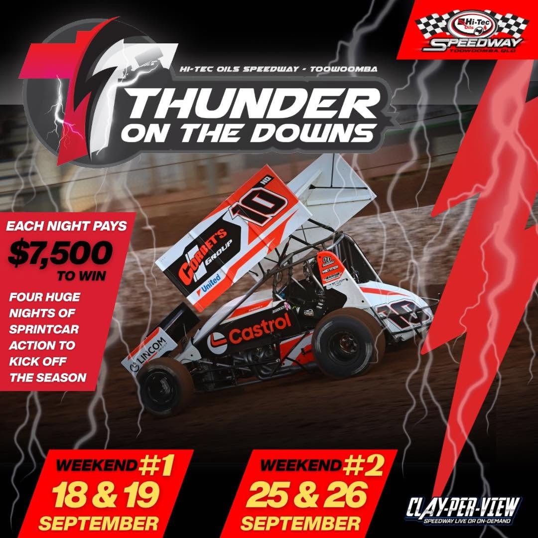 Thunder on the Downs — spectator event in Toowoomba, QLD on Friday 18 September 2026