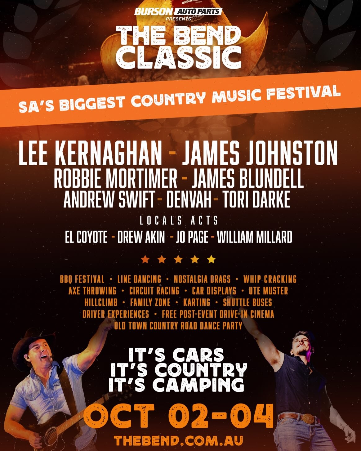 The Bend Classic — Classic/Muscle spectator event in Adelaide, SA on Friday 2 October 2026