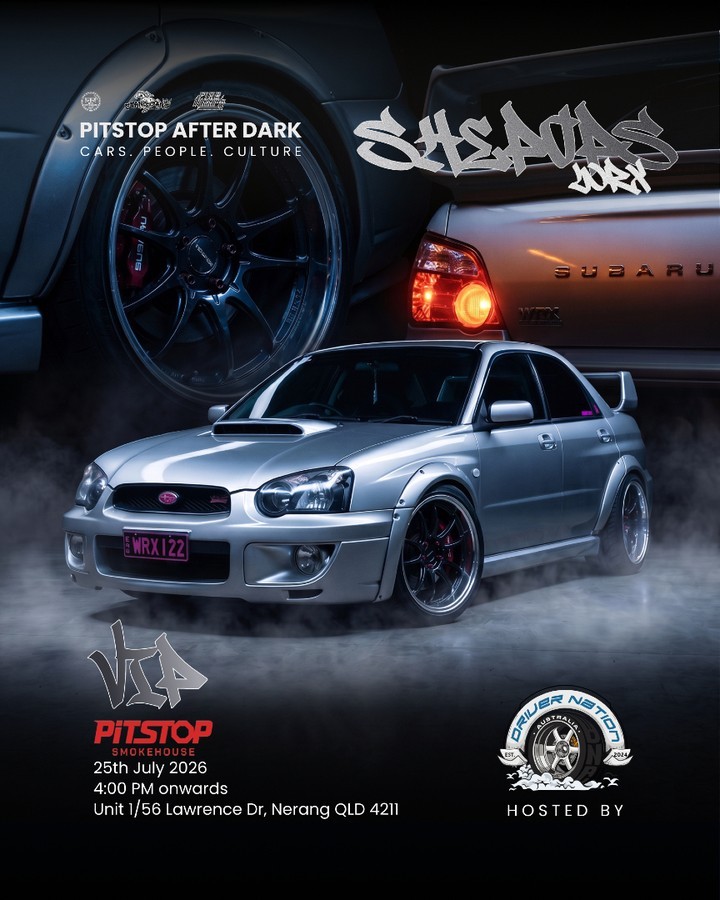 Pitstop After Dark — car meet in Gold Coast, QLD on Saturday 25 July 2026