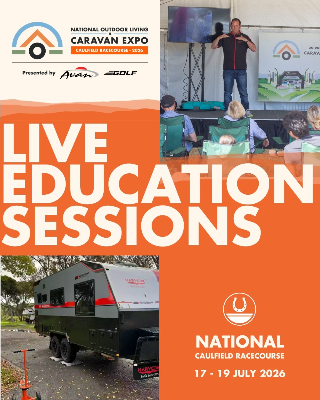National Outdoor Living & Caravan Expo — 4x4 spectator event in Melbourne, VIC on Friday 17 July 2026