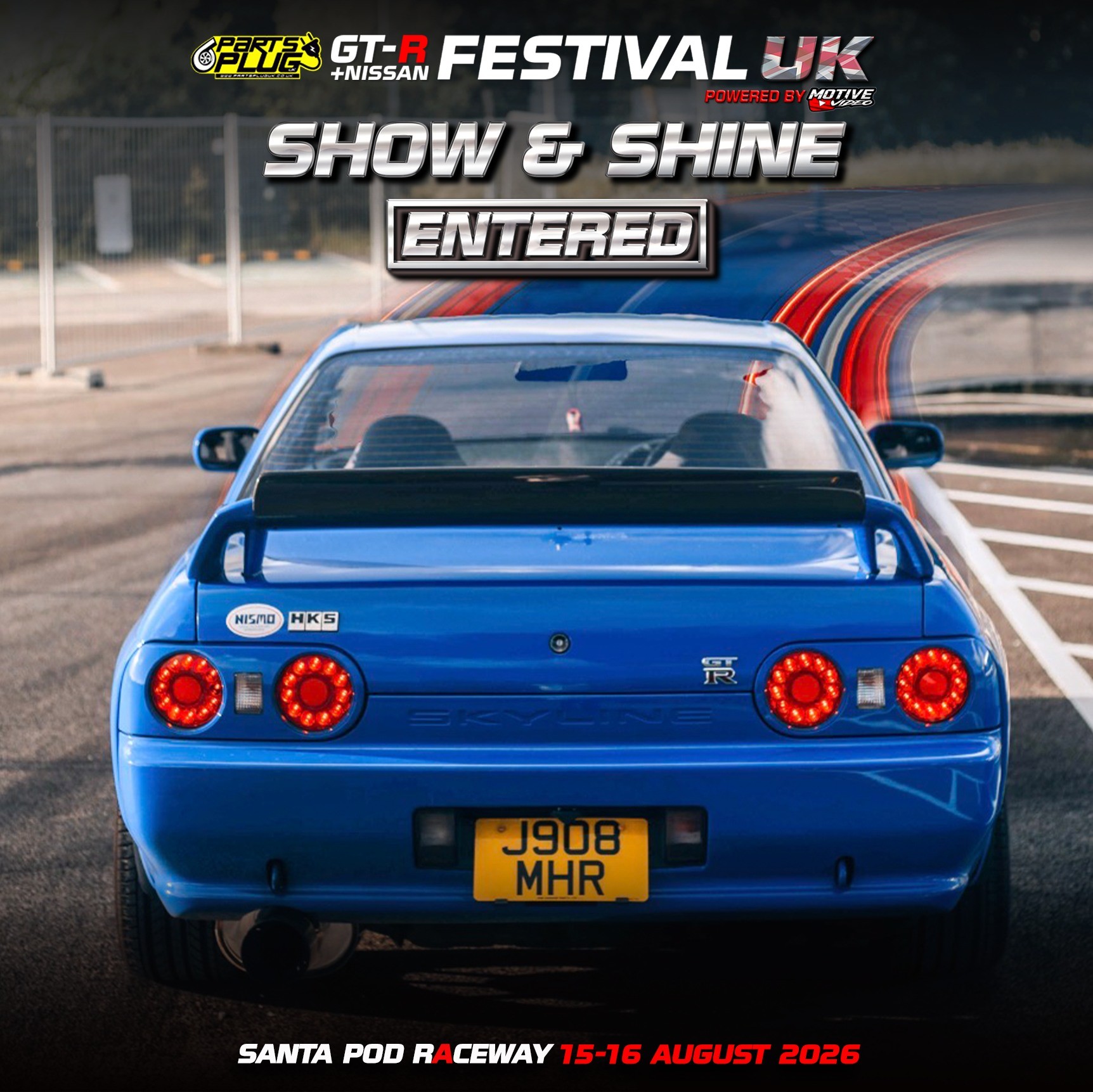 GT-R & Nissan Festival UK — JDM spectator event in International on Saturday 15 August 2026