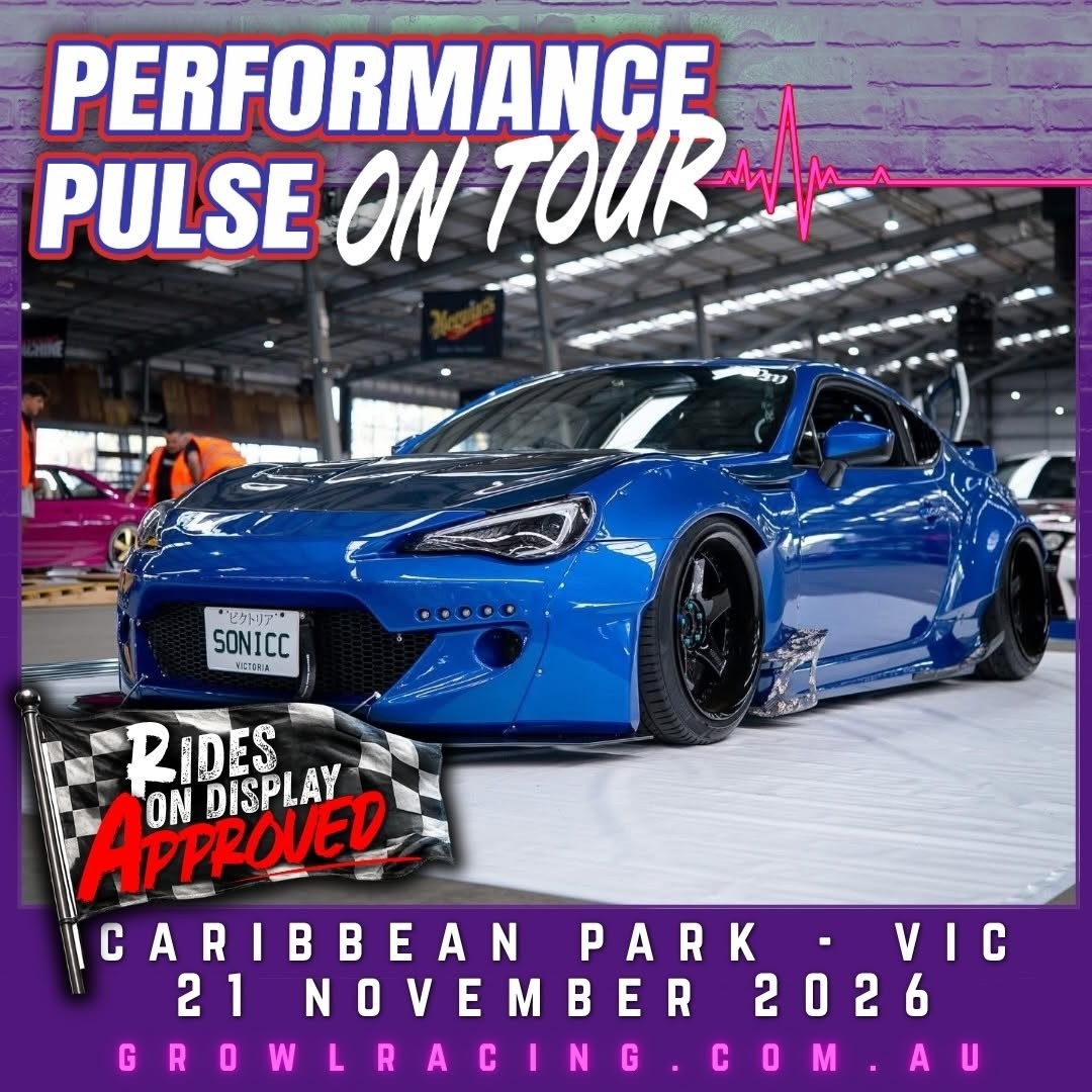 Performance Pulse Expo — Exotic/JDM spectator event in Melbourne, VIC on Saturday 21 November 2026