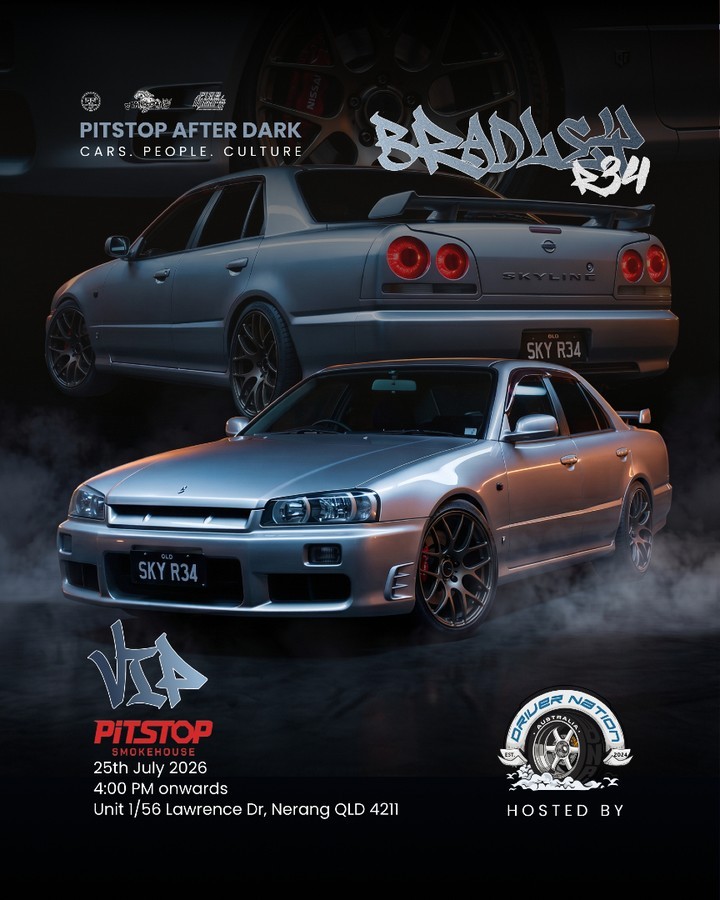 Pitstop After Dark — Muscle/Stance car meet in Gold Coast, QLD on Saturday 25 July 2026