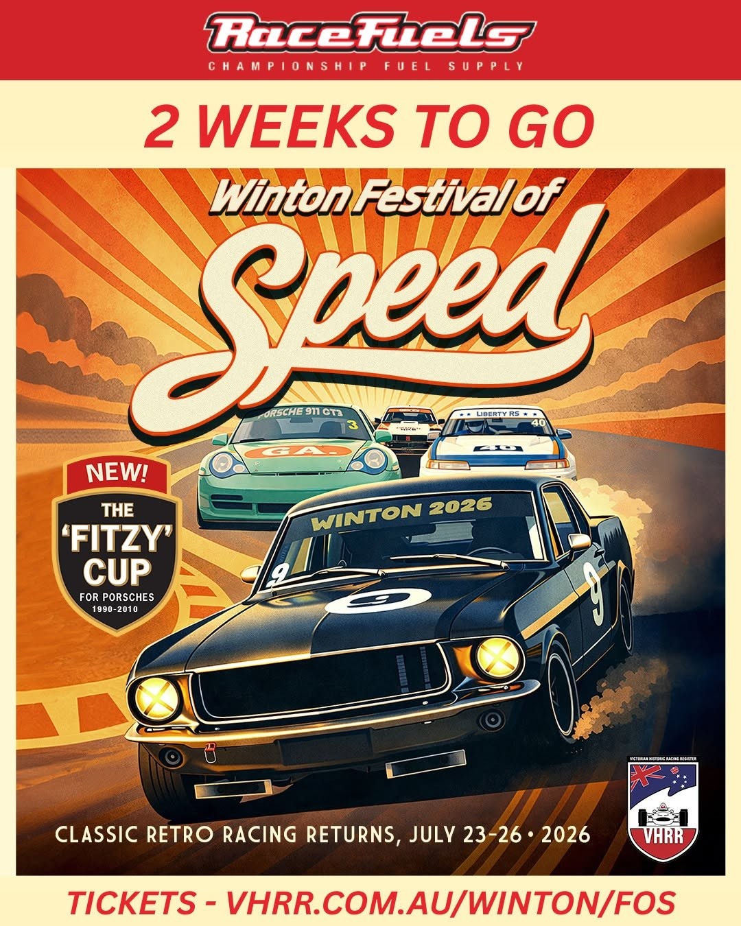 Winton Festival of Speed — Classic/Euro spectator event in Melbourne, VIC on Thursday 23 July 2026