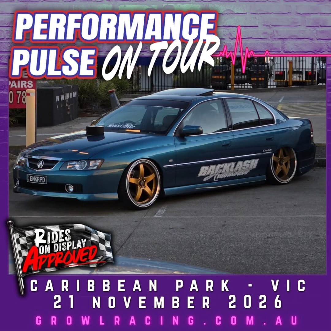Performance Pulse On Tour — Muscle/Stance car meet in Melbourne, VIC on Saturday 21 November 2026